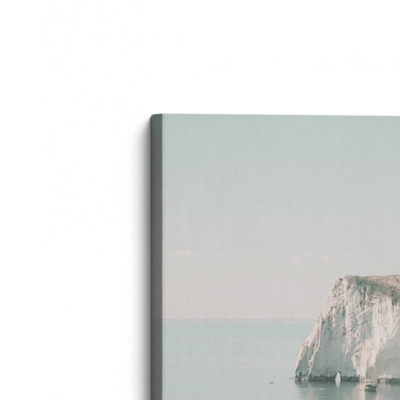 Impression sur toile roulée Coastal Cliffside Walk, H 36 po x l 24 po x P 1,25 po, Toile tendue