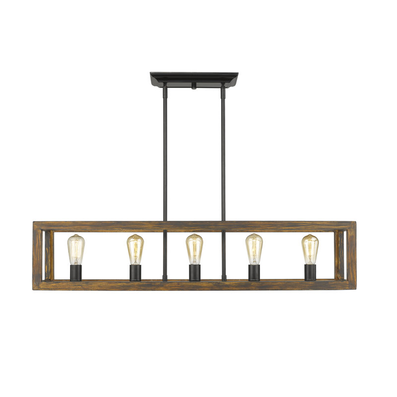 Sutton 5 - Light Dimmable Linear Chandelier