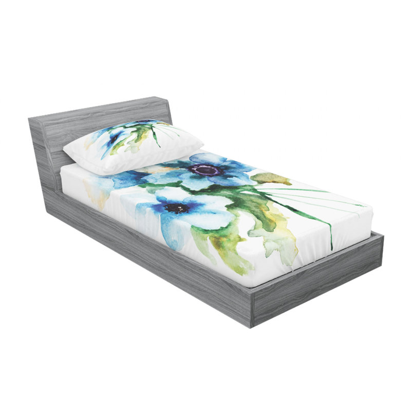 Microfiber Sheet Set, Twin Sheet Set + Fitted Sheet + 1 Pillowcase