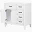 Meuble-lavabo 36 po sans lavabo, base d'armoire seulement, armoire de salle de bain