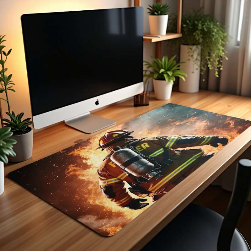 Polyester Desk Pad, 14.4x12.1