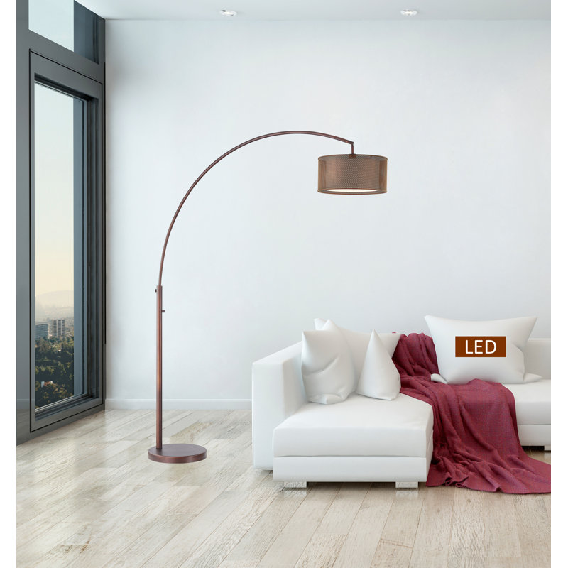 Lampe sur pied arquée 81 po Elena