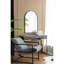 Miroir arqué noir 24 po x 36 po à cadre métallique pour rehausser le décor de votre pièce