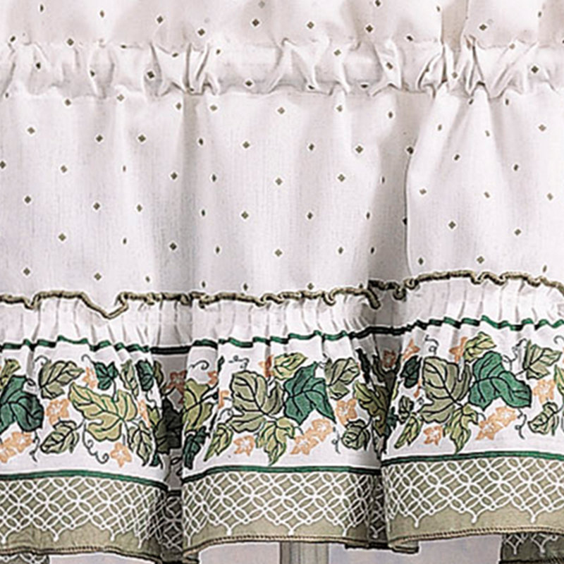 Ensemble de rideaux de cuisine 56 "Cottage Ivy, l 56 po x L 36 po