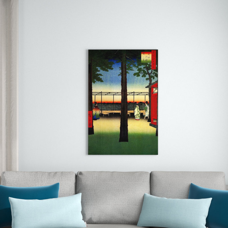 'Dawn at Kanda Myosin Shrine' Graphic Art Print