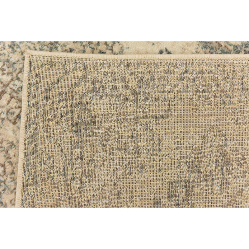 Tapis crème / brun Mosely Orentiel, Rectangle 3 pi 3 po x 5 pi 3 po