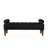 Upholstered Long Bed Bench With Tufted Buttons