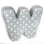 Georgij Alphabet Letter Cushion W