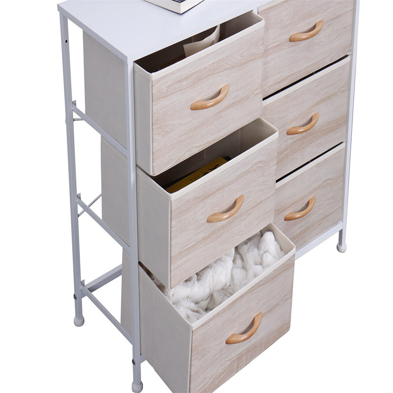 Araneli Metal 80cm W 6 - Drawer Chest of Drawers