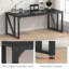 Bureau d'ordinateur avec bureau plus épais, bureau pour bureau personnel, noir | Idée de cadeau-1594264794