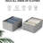 Fabric Closet Organizer With 5 Large Compartments, Non-Woven Drawer Organizer For Clothes, Jeans, T-Shirts, Wardrobe Storage, Space-Saving Collapsible Design With Handles
