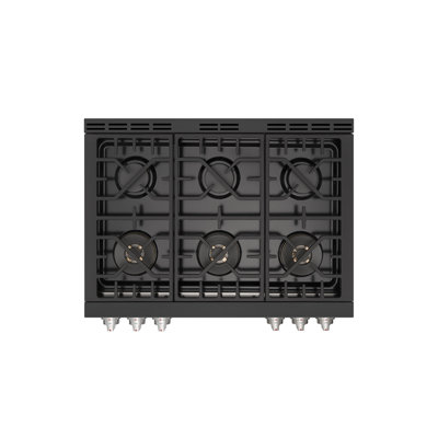 Plaque de cuisson au gaz naturel 36 po avec 6 brûleurs