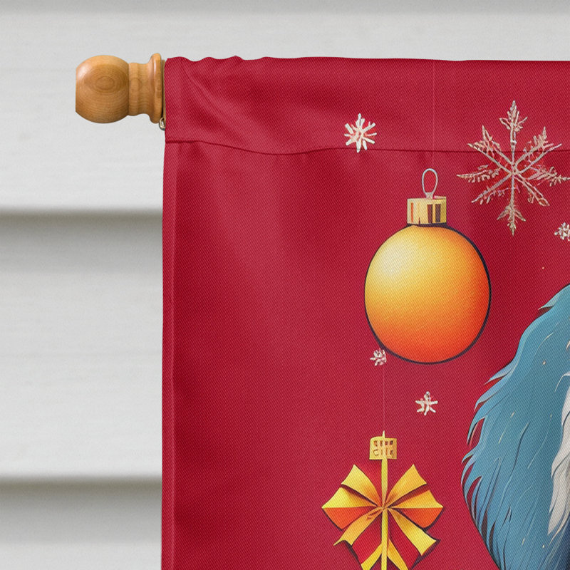 Drapeau de maison en polyester à 2 côtés 40 x 28 po