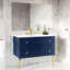 Alma 36.25" Wall Mounted Single Bathroom Vanity with Top-133126941
