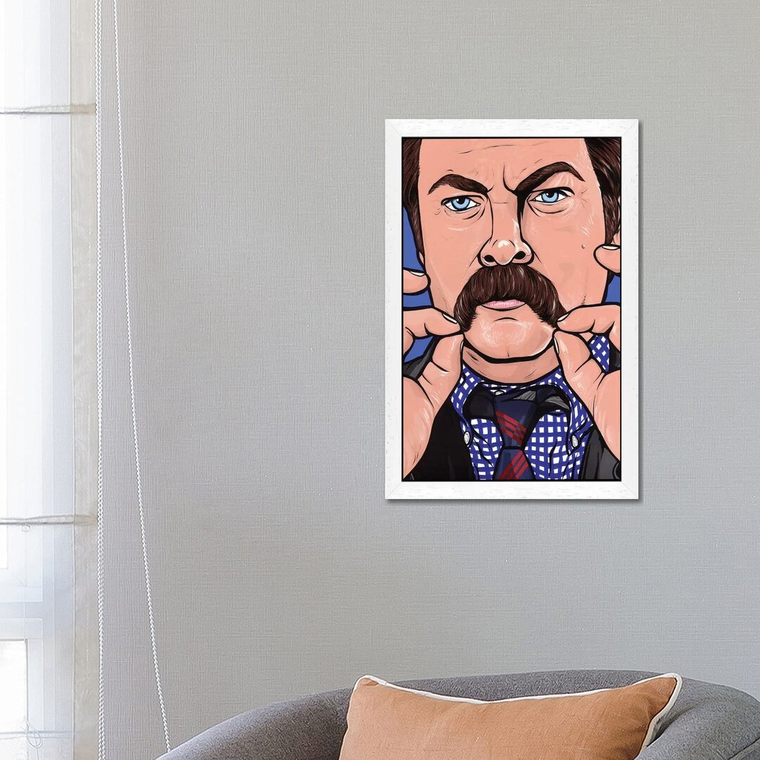 Leinwandbild Ron Swanson von Allyson Gutchell