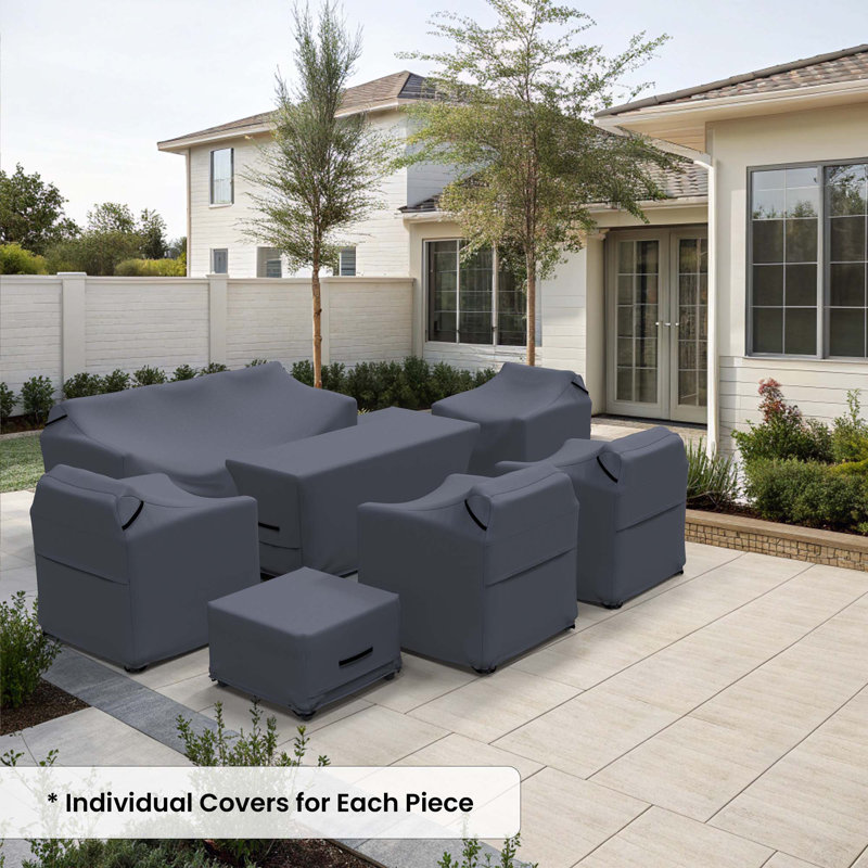 Argyri Wicker Outdoor Patio Conversation Set Cover