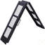 Rampe de chargement en acier 80 po, capacité de 500 lb, rampe portative pour moto, rampe pliable pour VTT pour camionnette, noir, paquet de 1