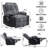 Aayansh 34" Wide Electric Power  Reclining Massage Chair with Velvet-571565858-556157256