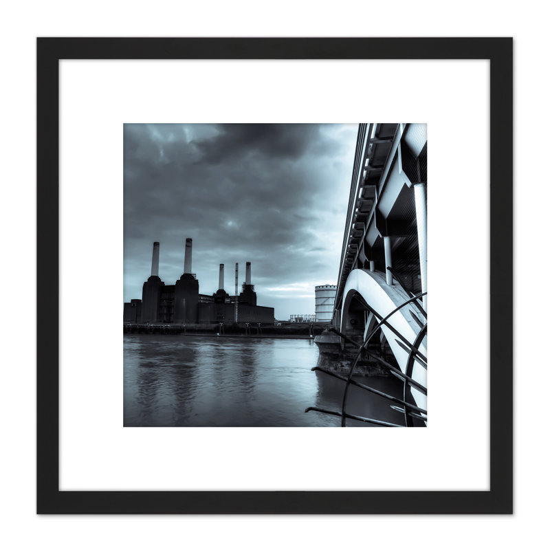Warby Battersea Power Station At Night by William Warby - Single Picture Frame Print