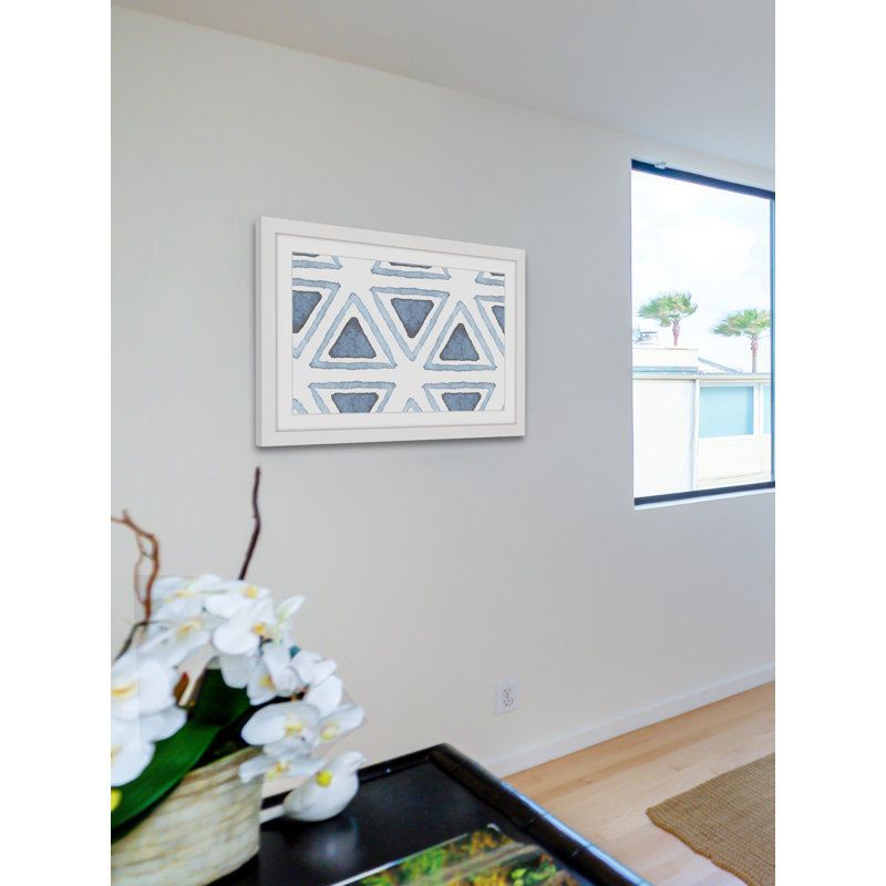 Triangle Inset - Single Picture Frame Print, 61cm H x 91cm W