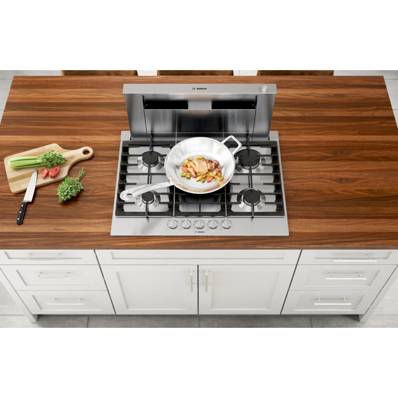 800 Series,36' Gas Cooktop,5 Burner,SS