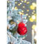 D3,9 po, boules de Noël décoratives, boules suspendues en verre pour décorations de fêtes, lot de 6