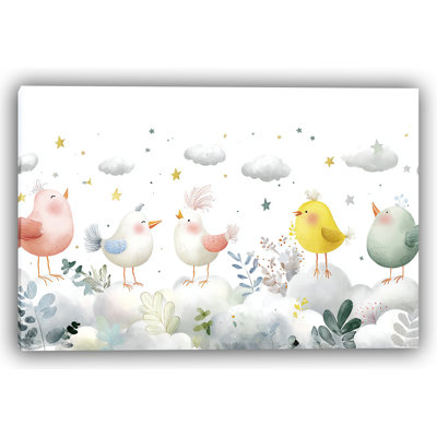 Art mural sur toile à plumes rythmées