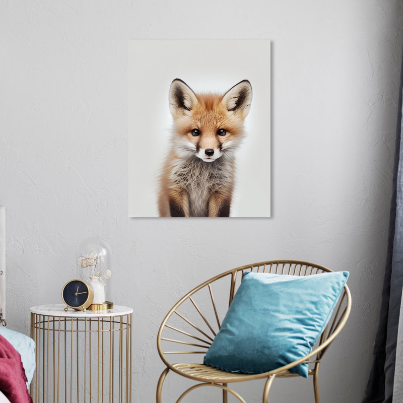 «Baby Animal Fox» par Wynwood Studio, H 24 po x l 20 po x P 0,8 po