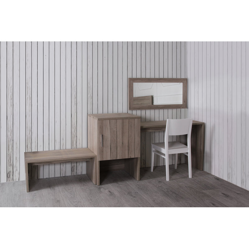 Skandi Flat Framed Wall Mounted Accent Mirror
