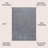 Twyla Classic Solid Low-Pile Machine-Washable Gray Rug-967405160