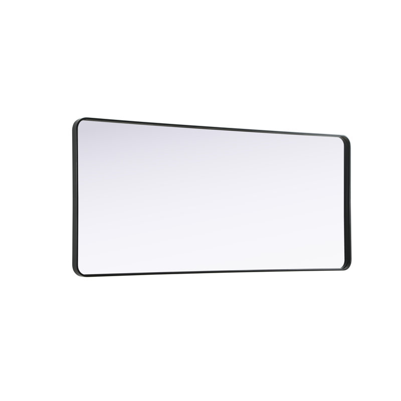 Erath Contour Metal Mirror, Black, 72" x 32"