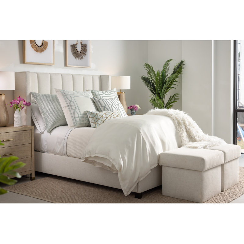 Cube Velvet Pillow Cover & Insert, 14" x 22", Rectangle