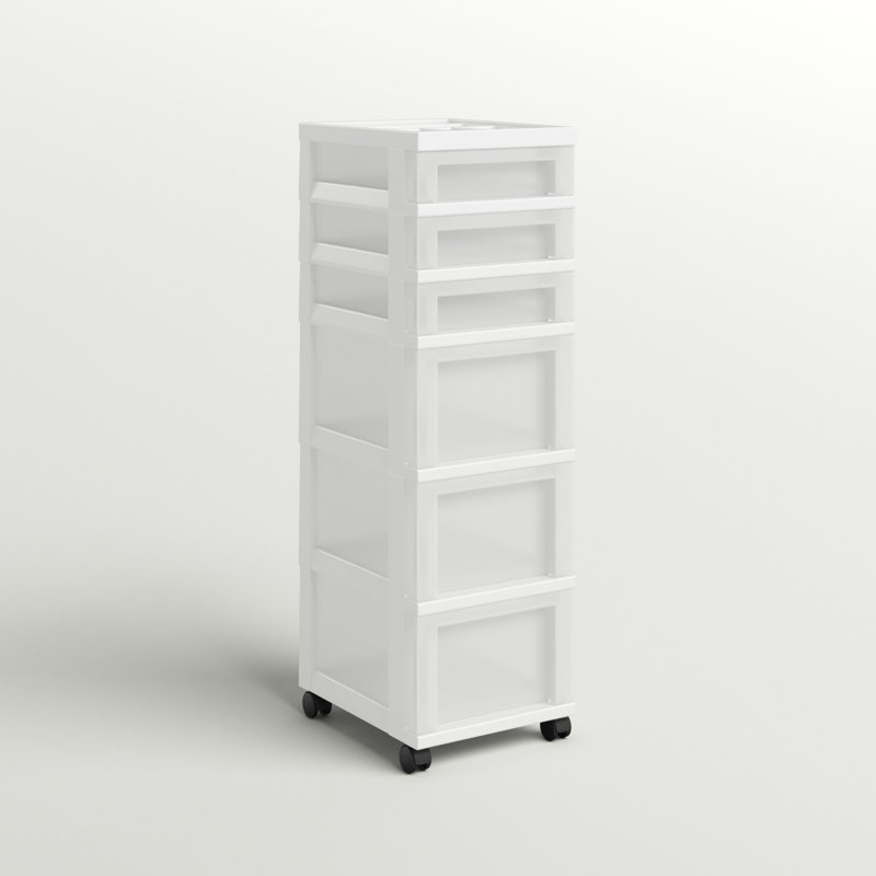 Tiroir de rangement à 6 tiroirs - Basics by Wayfair ™, Blanc