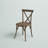 Arquit Stackable Cross-Back Wooden Bistro Chair-125313785-125324606