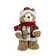 The Holiday Aisle® Brown Standing Boy Bear | Wayfair
