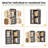 110-151.7Inches Closet System With 6 Rods And 4 Drawers-1150176059