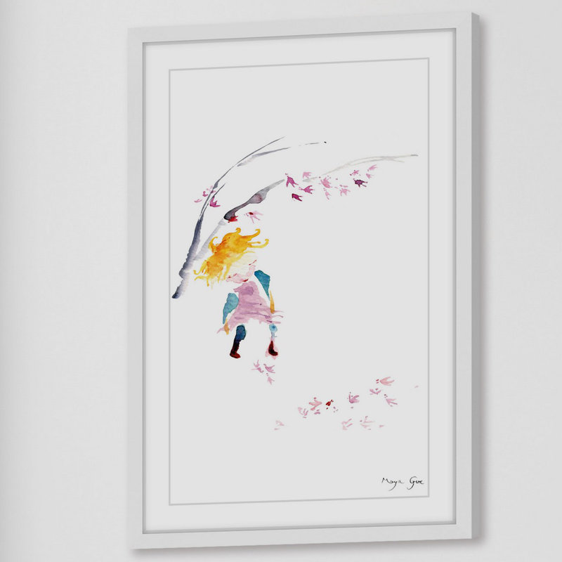 Maya Gur - Single Picture Frame Painting, 91cm H x 61cm W x 3.81cm D