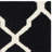 Rodgers Hand Woven Flat Weave Wool/Cotton Geometric Rug in Black/Ivory-283924051