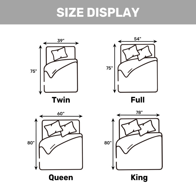 3" Down Alternative Mattress Topper - Sleep by Wayfair™, King, 3", White