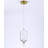 1-Light Brass LED Pendant