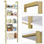 Bibliothèque étagère en fer H 72,6 "x l 23,6" Cayden-James-234928942-177244437