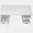 Computer Desk, Home Office, Laptop, Left, Right Set-up, Storage Drawers, 60"l, Work, White Laminate, Black Metal, Contemporary, Modern-955718537