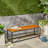 Industrial Wood And Metal Bench-196591968