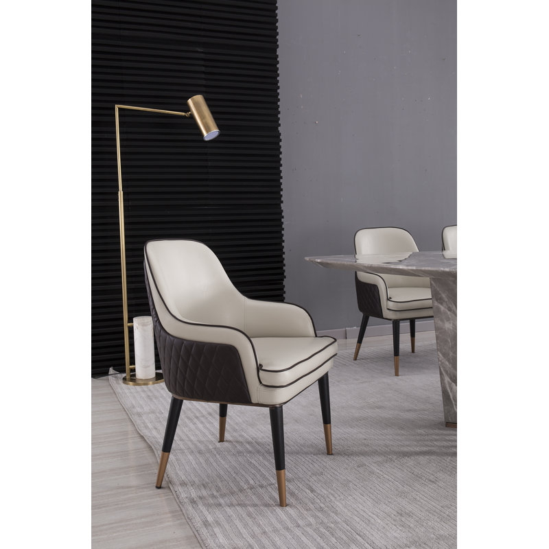 Fauteuil rembourré gris clair Tewksbury