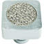 Crystal 1" Length Square Knob