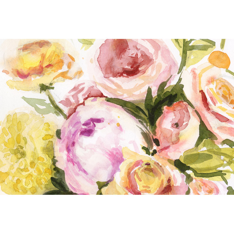 «Loose Arrangement IV», peinture sur toile, H 8 po x l 12 po