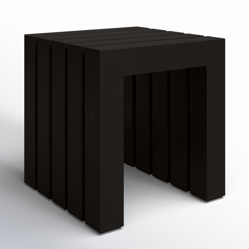 Tabouret Kine, Noir