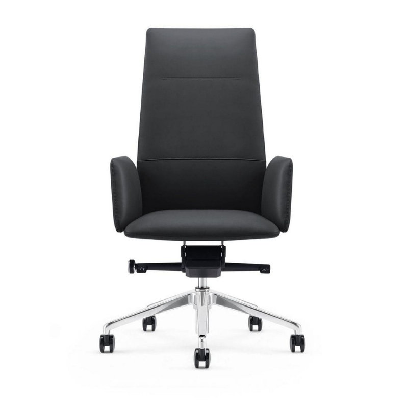 Executive Chair with Headrest, Black
