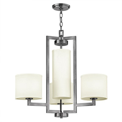 West 4 - Light Shaded Chandelier