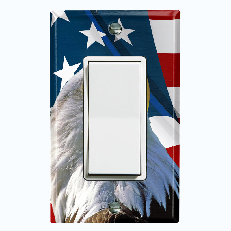 Plaque murale décorative / bascule Patriot Eagle
